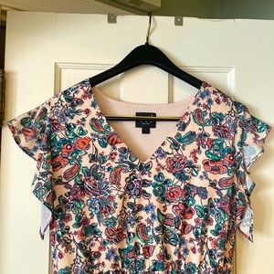 Floral ECI New York Midi Dress